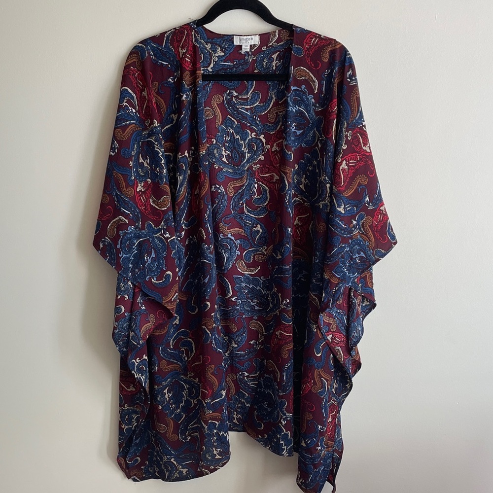 Umgee Paisley Multicolor Kimono Size Small/Medium